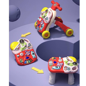 اسباب بازی واکر 3 کاره موزیکال Multi-Function Music walking car 3-in-1-اسباب بازی